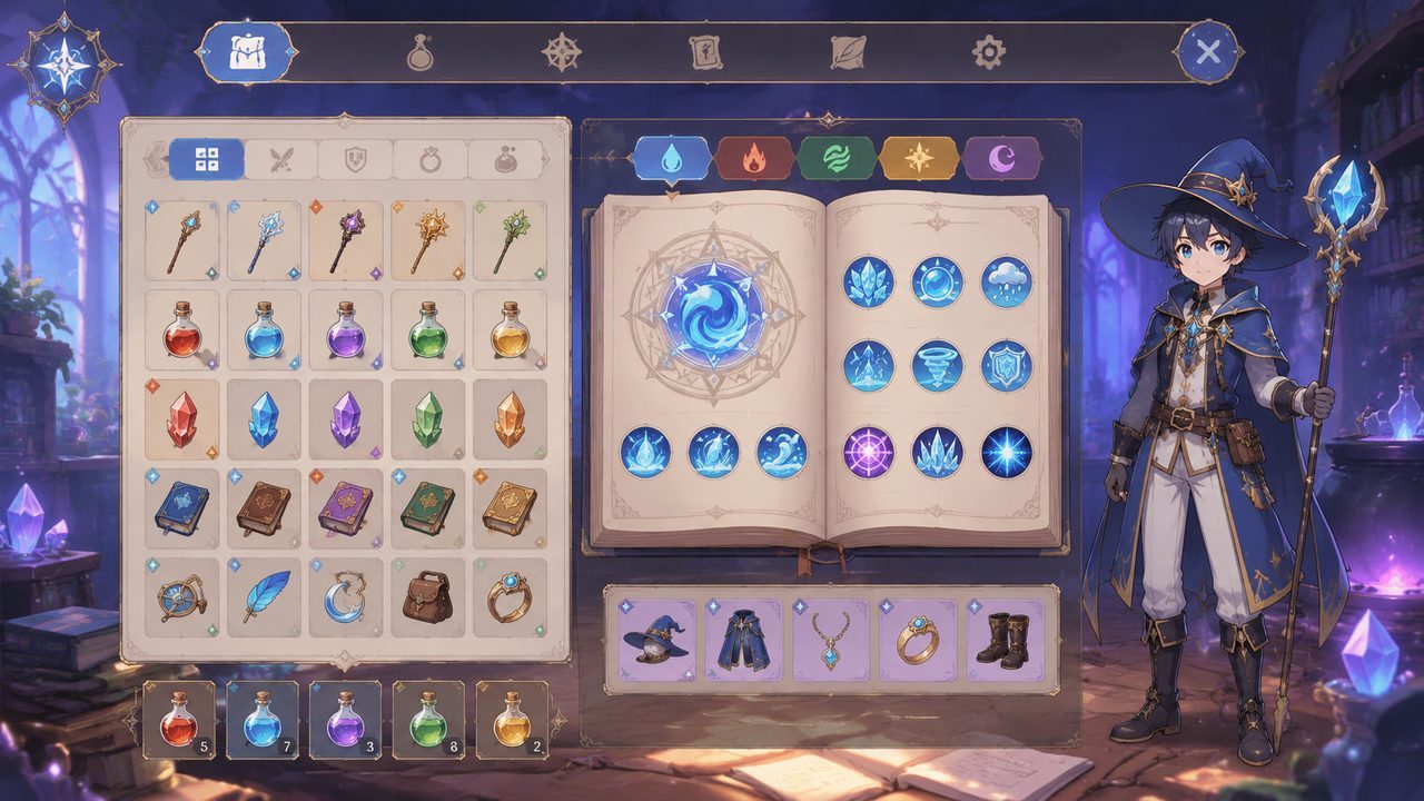 魔法师露娜 操作界面 内容截图 3