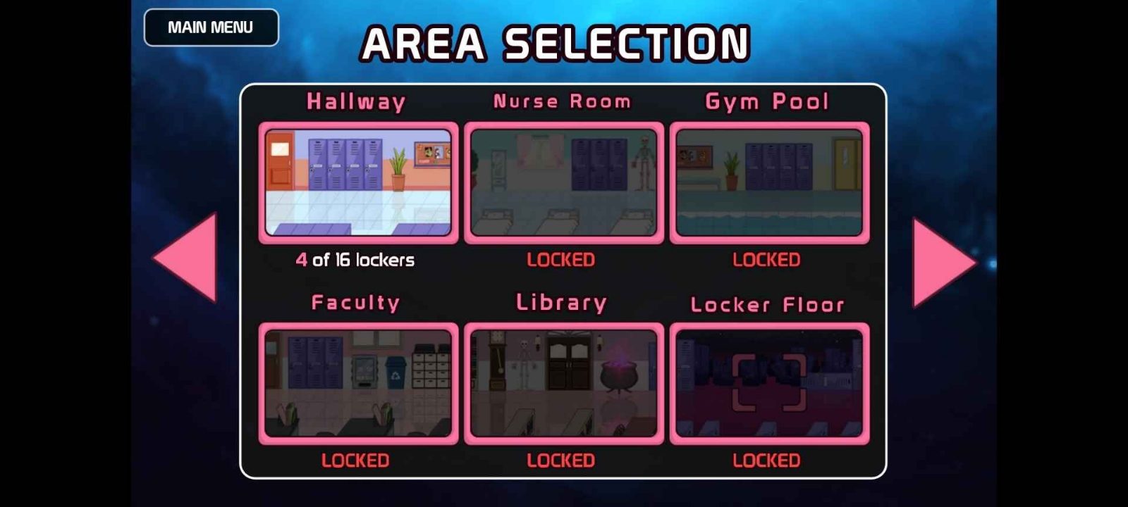 Lovecraft Locker 校园地图 内容截图 3