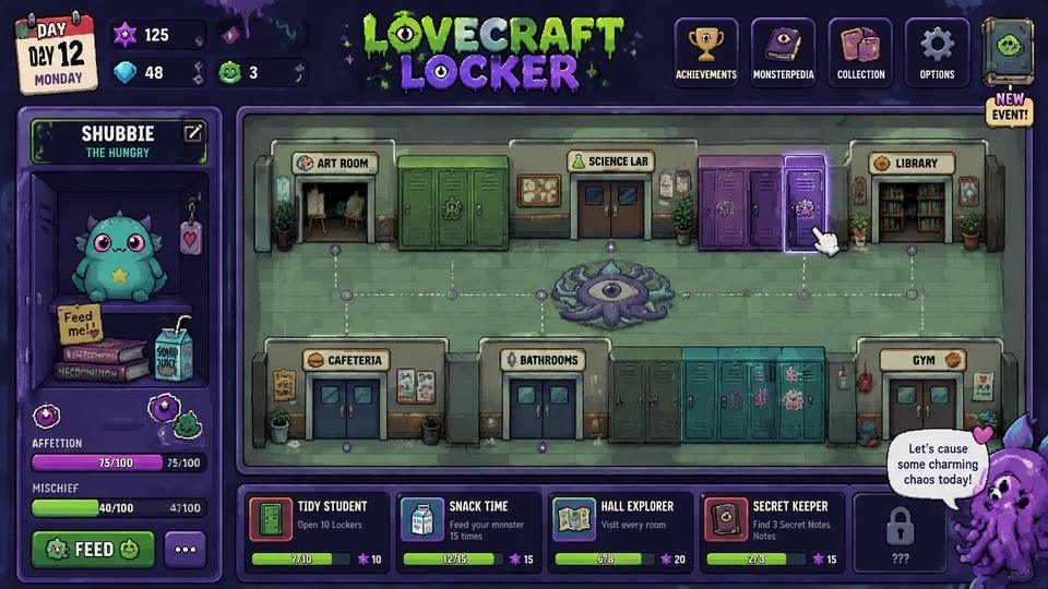 Lovecraft Locker 地图探索 实机截图 3