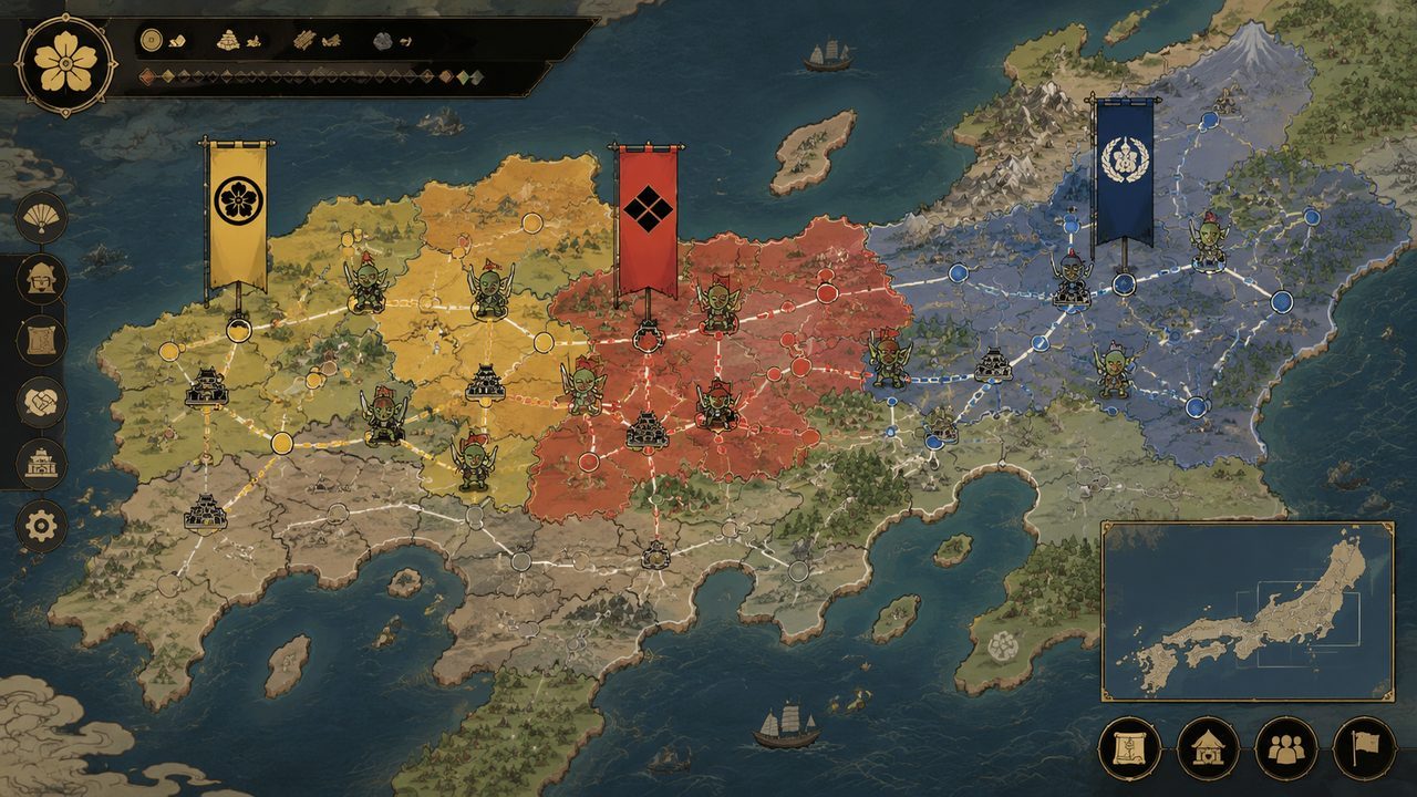 哥布林的巢穴 战国饿鬼道 武将势力 预览图 2
