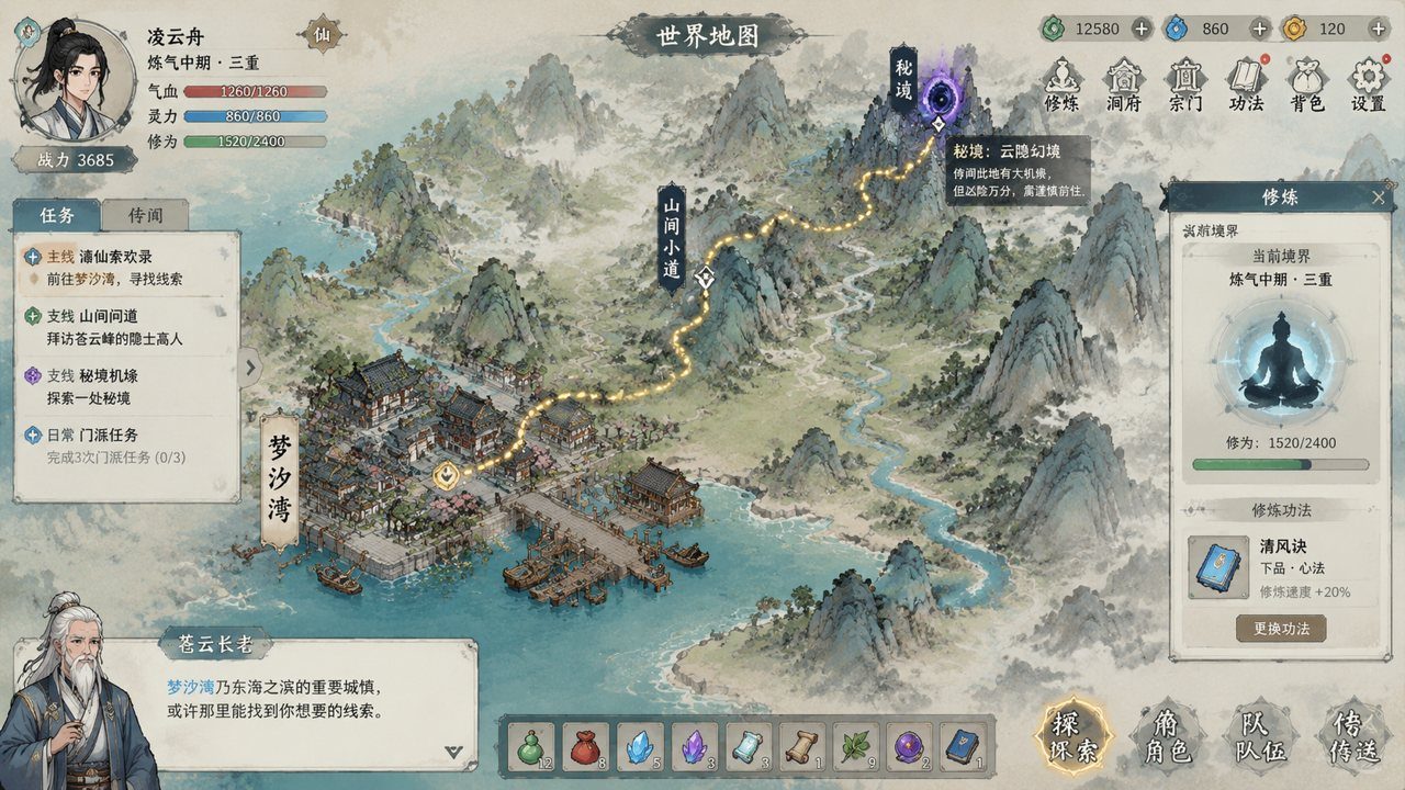 谪仙索欢录 仙侠剧情 内容截图 2