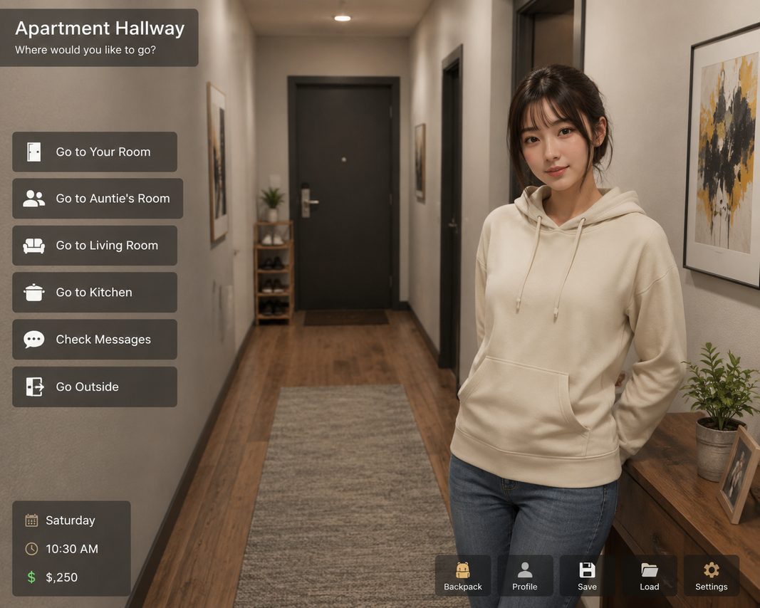 我的可爱表姐 角色路线 预览图 7