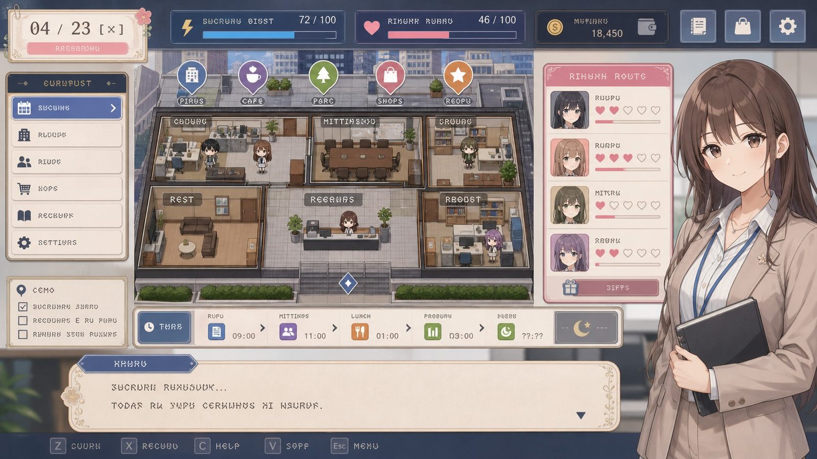 职场女友带回家v1 角色路线 资料图 2